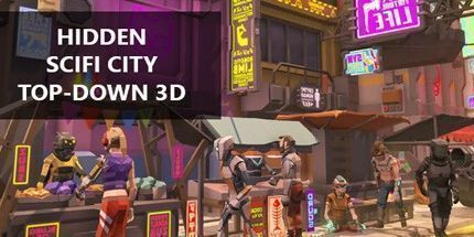 御三家Game-隐藏的科幻城市自上而下的3D