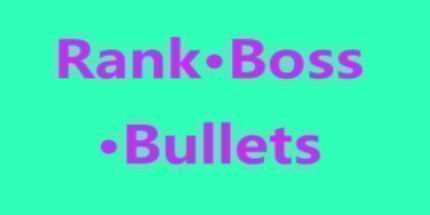 御三家Game-Rank · Boss · Bullets