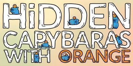 御三家Game-隐藏的与橙色的Capybaras