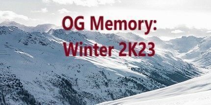 御三家Game-OG内存: Winter 2K23