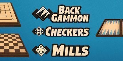 御三家Game-Backgammon + Mühle + Dame