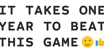 御三家Game-打败这个游戏需要一年时间