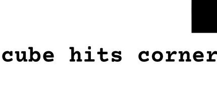 御三家Game-立方体击中角落