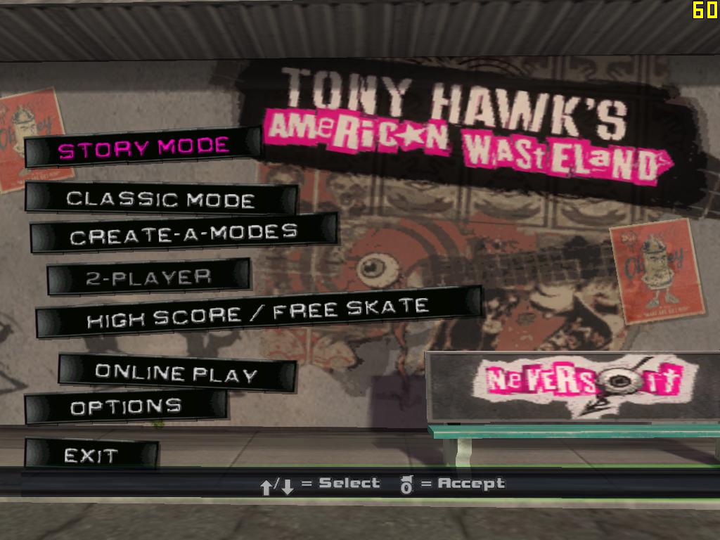 御三家Game-托尼霍克滑板：美国荒野