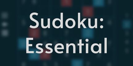 御三家Game-数独: 必不可少的