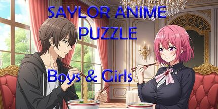 御三家Game-塞勒动漫拼图男孩和女孩
