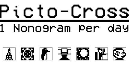 御三家Game-Picto-Cross: 每天1个nonogram
