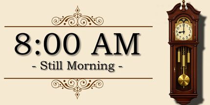 御三家Game-上午8:00: 仍然是早晨