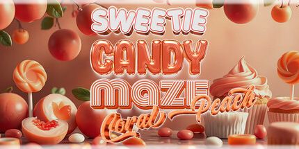 御三家Game-甜心糖果迷宫: 珊瑚桃