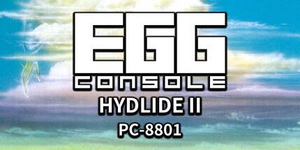 御三家Game-EGGCONSOLE HYDLIDE II PC-8801