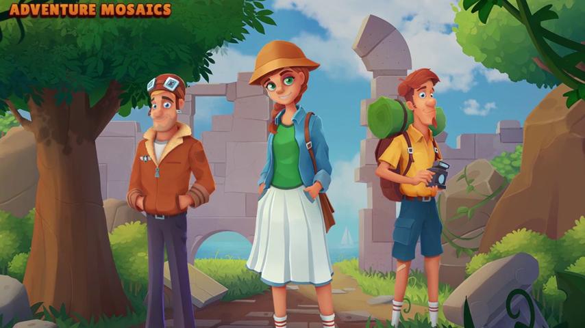 御三家Game-视频-【御三家Game】《冒险马赛克。失落的远征 》游戏宣传片