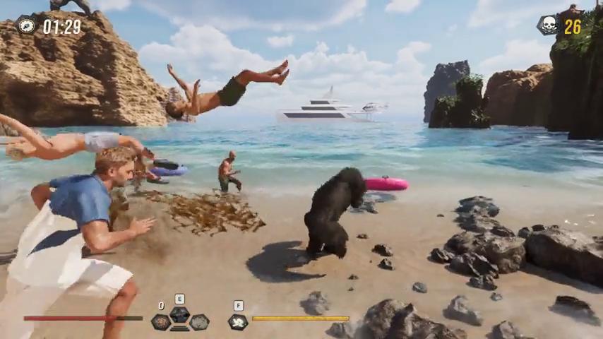 御三家Game-视频-【御三家Game】《大猩猩Vs 100男子 》游戏宣传片