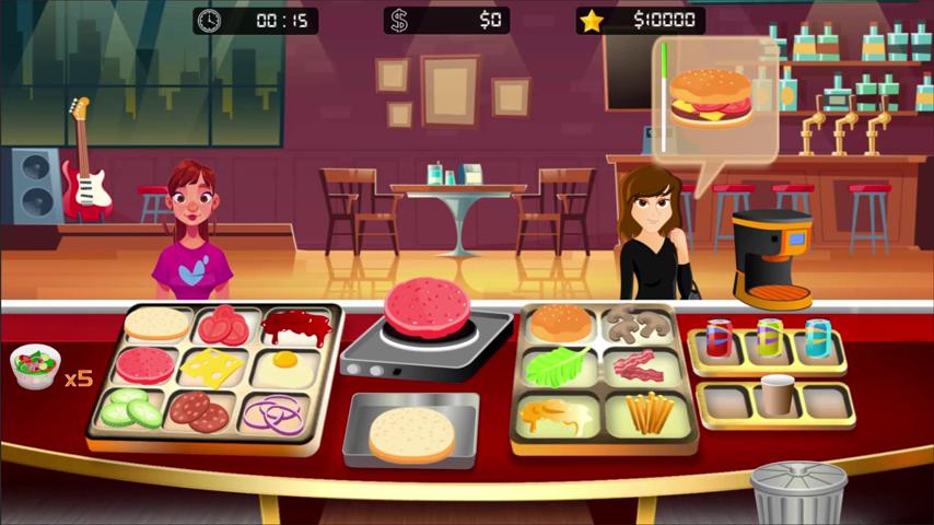 御三家Game-视频-【御三家Game】《汉堡餐厅模拟器 》游戏宣传片