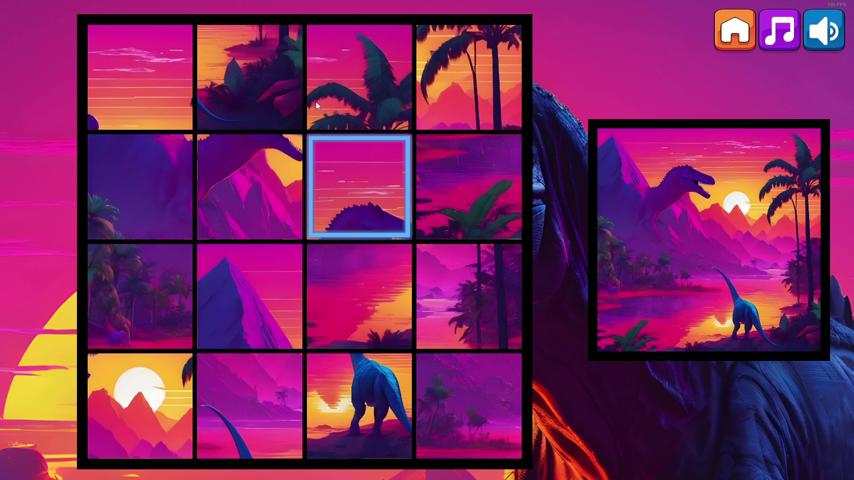 御三家Game-视频-【御三家Game】《OG益智游戏: Synthwave恐龙 》游戏宣传片