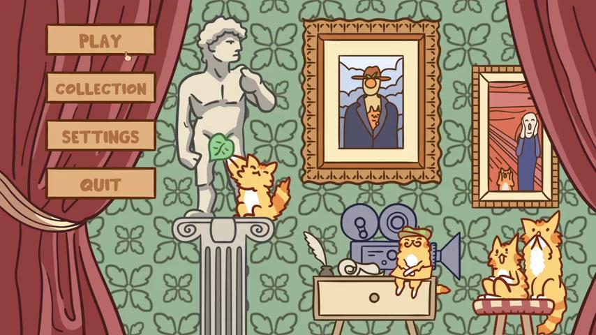 御三家Game-视频-【御三家Game】《猫参观舒适的艺术工作室 》游戏宣传片