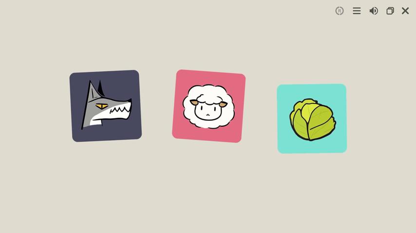 御三家Game-视频-【御三家Game】《狼 羊 卷心菜 》游戏宣传片