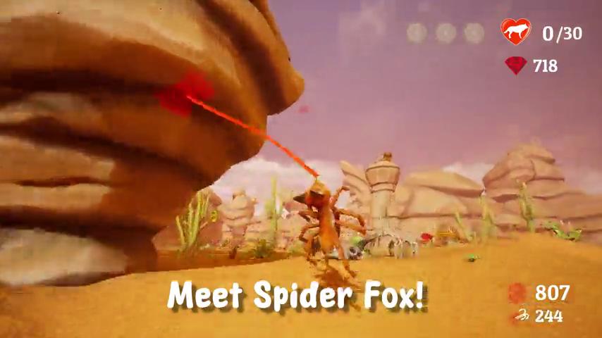 御三家Game-视频-【御三家Game】《蜘蛛狐狸 》游戏宣传片