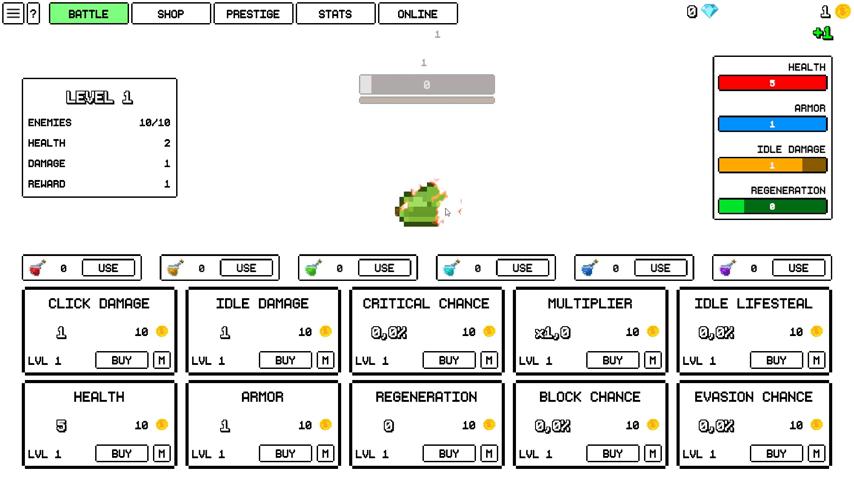 御三家Game-视频-【御三家Game】《One Life Clicker 》游戏宣传片