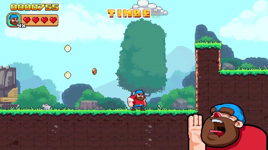 御三家Game-视频-【御三家Game】《Timberman: 大冒险 》游戏宣传片