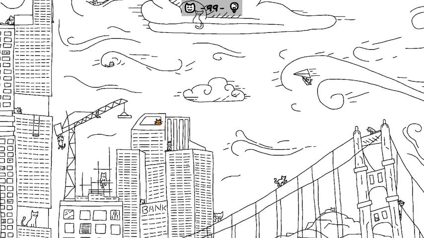 御三家Game-视频-【御三家Game】《在一个糟糕的城市寻找猫 》游戏宣传片