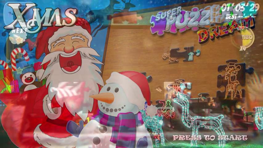 御三家Game-视频-【御三家Game】《圣诞节，超级拼图的梦想 》游戏宣传片