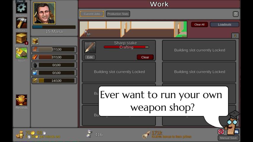 御三家Game-视频-【御三家Game】《空闲武器店 》游戏宣传片