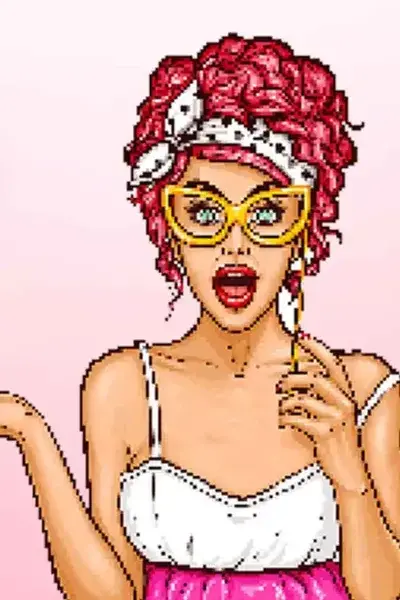 Pixel Art Coloring Book