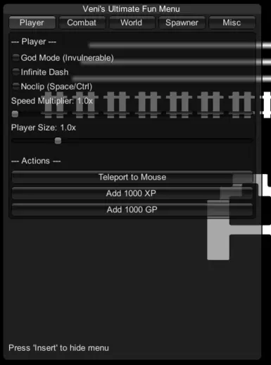 Veni的终极乐趣菜单