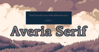 阿维里亚衬线字体