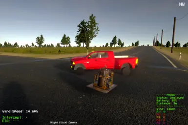 龙卷风——比尔的卡车(红色道奇公羊)和多萝西探针