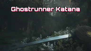 幽灵跑者武士刀