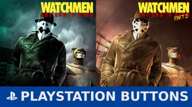 PlayStation按钮 - 守望者 末日将至 1 和 2