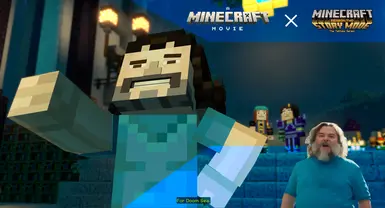 《我的世界》中的Steve（Jack Black）取代了Jack模组