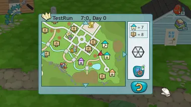 地图界面的时间和日期