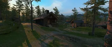 阿尔卑斯度假村 - 日落