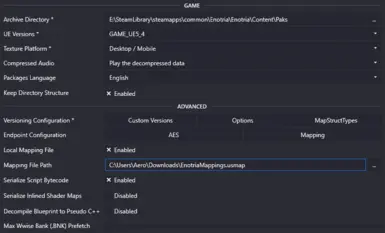 更新后的埃诺特里亚。美国地图(FModel)地图