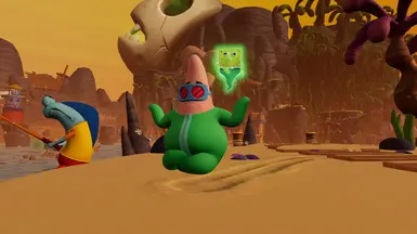 弹力腰带饰演美人鱼帕特里克