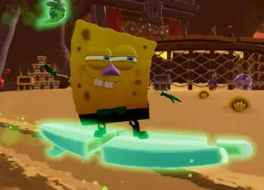 美人鱼人海绵宝宝 饰 猫贼