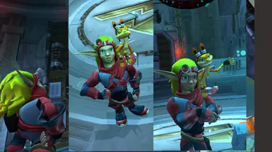 JAK II皮肤（猩红卫队服装）配肩甲