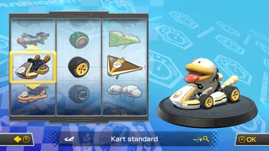 为狸猫马里奥角色提供Poochy的定制卡丁车和定制滑翔翼