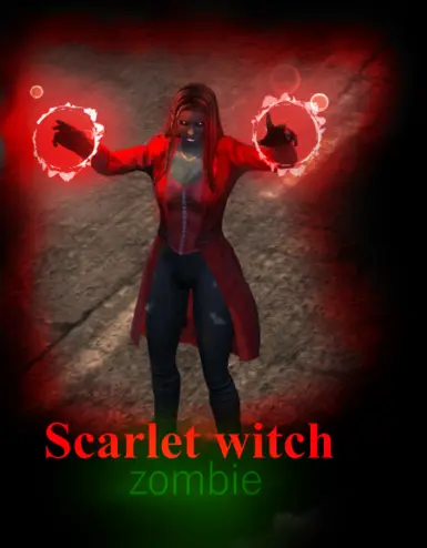 猩红女巫僵尸，真是太棒了