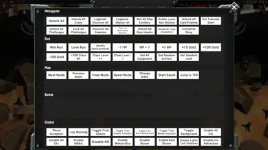 开发者作弊画面