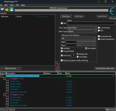 《不义之神》作弊引擎