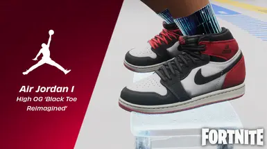 Air Jordan 1 High OG 'Black Toe Reimagined' 运动鞋