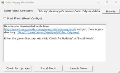 Cubic Odyssey Mod 安装器