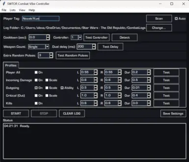 SWTOR 战斗振动控制器