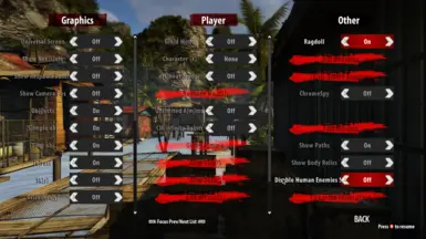 死亡岛激流2013替代开发菜单