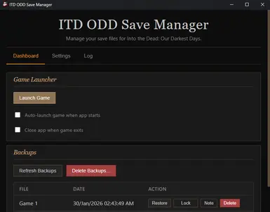 ITD ODD 存档管理器