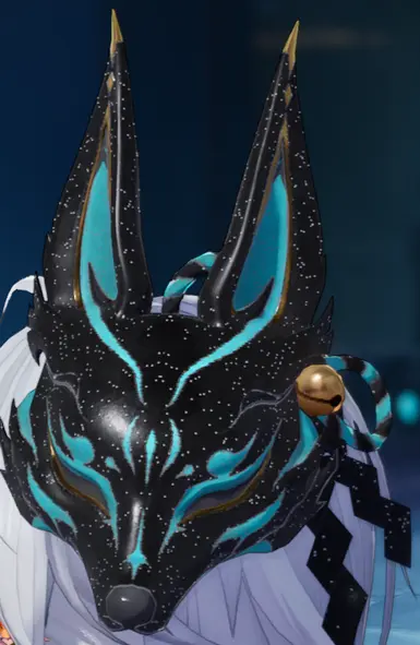 生育面具蓝色重新着色