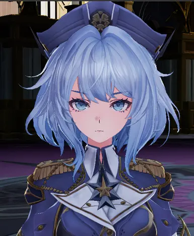 莉丝隐藏的发丝部分